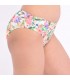 Slip basic imprimé floral avec fronce coté