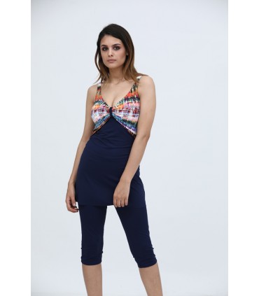 ROBE TORSADE + CYCLISTE