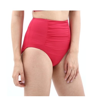 Slip Taille Haute avec Fronces