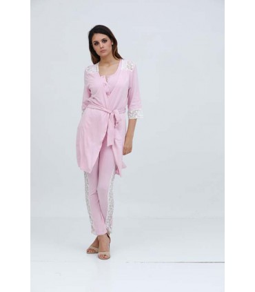 Robe de chambre dentelle