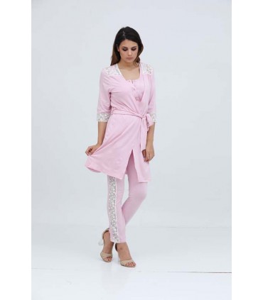 Robe de chambre dentelle