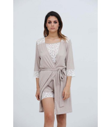 Robe de chambre dentelle