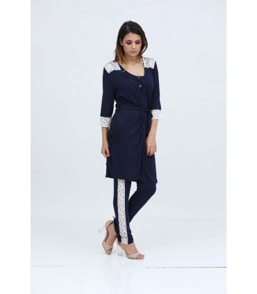 Robe de chambre dentelle