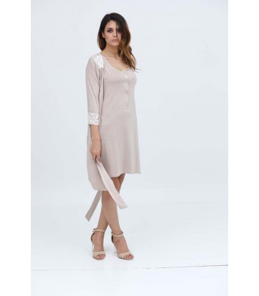 Robe sans manche avec patte