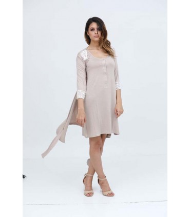 Robe de chambre dentelle