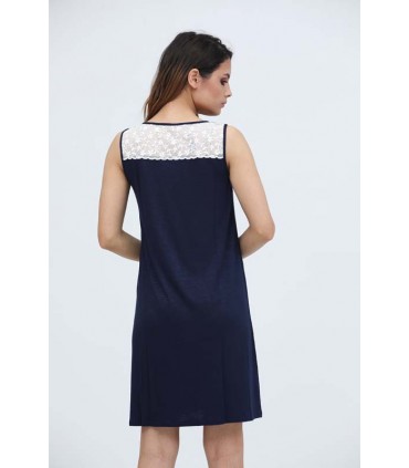 Robe sans manche avec patte