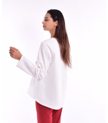 Tee-shirt - Pyjama chaud- Molleton gratté - Thème Flocon