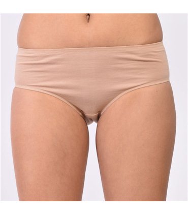 Slip taille haute sans couture sur cotés 