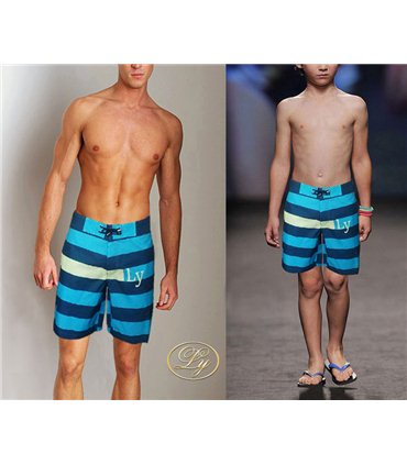 Short rayure Ibiza Tel père tel fils