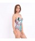 Maillot bandeau armature apparente 